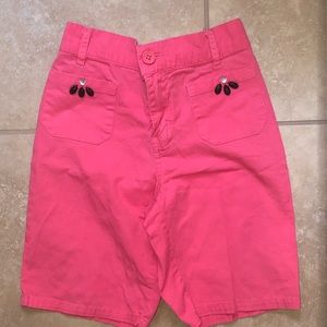 Pink shorts